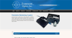 Desktop Screenshot of evanescentoptics.com